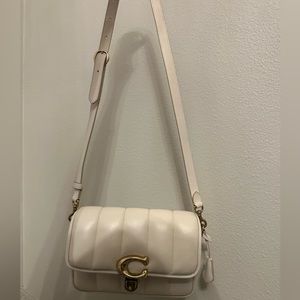 COACH Studio 19 Quilted Leather Ivory